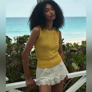 Doen White Ivette Shorts (Salt)